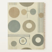 minimalistische Abstracte planner (Achterkant)