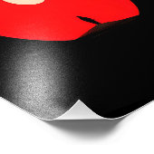 Minimalistische Abstracte Sunset Silhouette Art Foto Afdruk (Hoek)