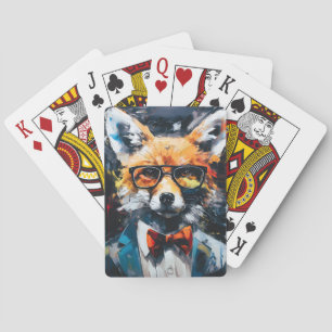 minimalistische Abstracte vos Pokerkaarten