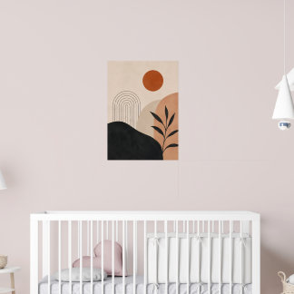 Minimalistische Abstracte Wandkunst Print Neutrale