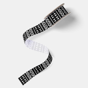Minimalistische Afrikaanse print inpakpapier Lint