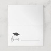 Minimalistische afstudeerdop invullen (Buitenkant ongevouwen)