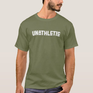 Minimalistische Anti-Fitness Quote Onatletische hu T-shirt