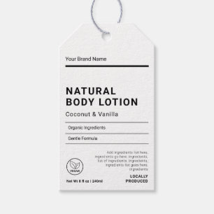 Minimalistische Apotheek Zwart & Wit Productlabel Cadeaulabel