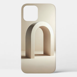 Minimalistische Architecturale Boog - Moderne Esth iPhone 12 Hoesje