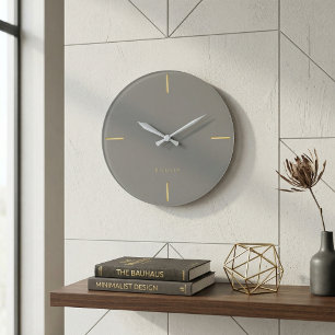 Minimalistische architecturale wandklok - Modern Grote Klok