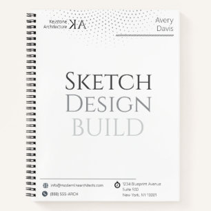 Minimalistische Architectuur Journal met 2026 Agen Notitieboek