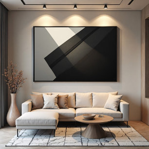 Minimalistische architectuur Licht en Schaduw Poster
