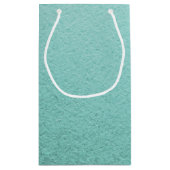 Minimalistische Art Deco Blue Custom Wedding Klein Cadeauzakje (Achterkant)