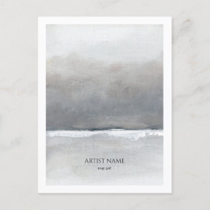 Minimalistische Artist Briefkaart Sjabloon