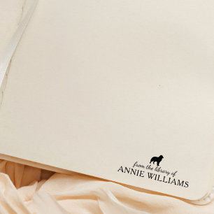 Minimalistische Australische herdershond Rubberstempel