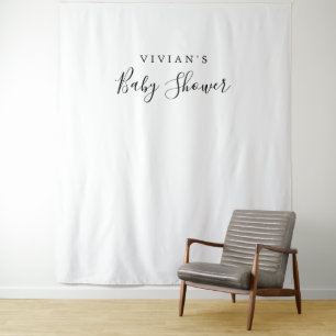 Minimalistische baby shower foto prop achtergrond wandkleed