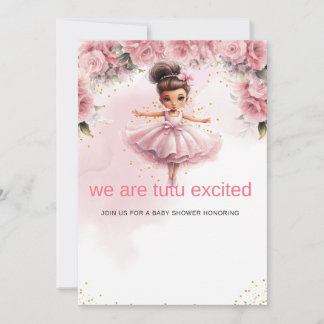 Minimalistische baby shower uitnodiging Bewerkbaar