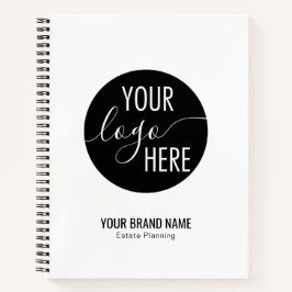 Minimalistische basis professionele bedrijf Logo Notitieboek