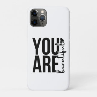 Minimalistische “Beautiful” typografie ontwerp – Z iPhone 11 Pro Hoesje