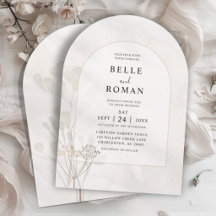 Minimalistische Beige & Goud Botancial