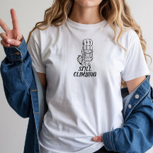 Minimalistische bergshirt met eenvoudig lijnontwer