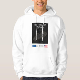 Minimalistische Bethpage Black Ryder Cup Lijn Prin Hoodie