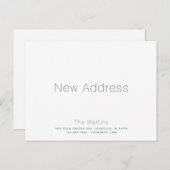 Minimalistische bewegende aankondiging in wit en g (Voorkant / Achterkant)