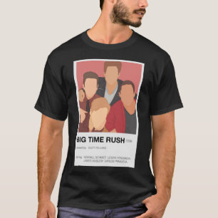 Minimalistische Big Time Rush Pantone T-shirt