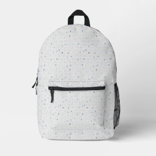 Minimalistische blauwe accent dagelijkse rugzak