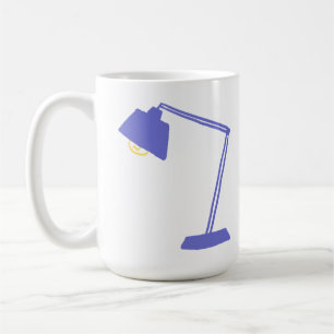 Minimalistische Blauwe Bureaulaad Werkplek Decorat Koffiemok
