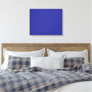 Minimalistische Blauwe Canvas Kalme Moderne Wandku Afdruk