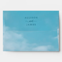 Minimalistische Blauwe Lucht Alleen Maar Liefde Ge