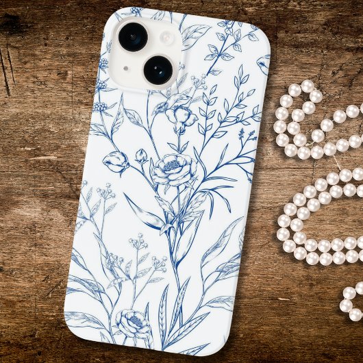 minimalistische bloem Case-Mate iPhone case
