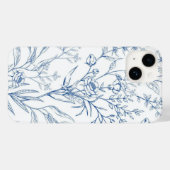 minimalistische bloem Case-Mate iPhone case (Achterkant (horizontaal))