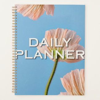 Minimalistische bloemendagplanner planner