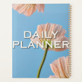 Minimalistische bloemendagplanner planner (Achterkant)