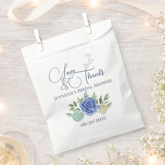 Minimalistische bloemenliefde en bedankt bruids bedankzakje (Geknipt)