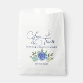 Minimalistische bloemenliefde en bedankt bruids bedankzakje (Voorkant)