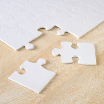 Minimalistische Bloemige Vrouw Profiel Puzzel