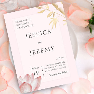 Minimalistische Blush Japans Bamboe Aziatisch Brui Kaart