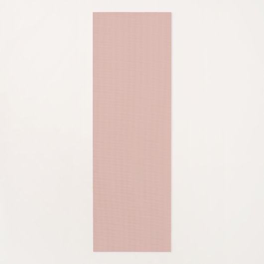 Minimalistische Blush Yoga Mat (Voorkant)