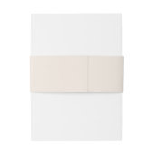 Minimalistische Boho Chic Terracotta bruiloft Uitnodigingen Wikkel (Achterkant Voorbeeld)