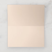 Minimalistische Boho Herfst Bloemenbruiloft (Binnenkant ongevouwen)