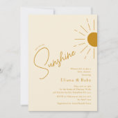 Minimalistische Boho Je bent mijn Sunshine Baby sh Kaart (Voorkant)