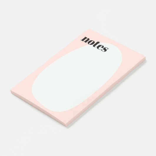 Minimalistische Boho Light Pastel vet Post-it® Notes (Schuin)