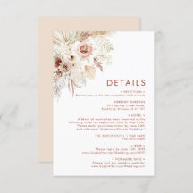 Minimalistische Boho Pampas Grass Details