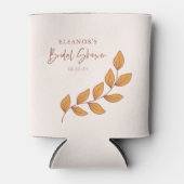 Minimalistische Boho Retro Wijnstok Bruidsfeest Ma Blikjeskoeler (Voorkant)