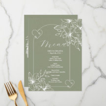 Minimalistische Boho Sage Green bruiloft