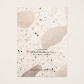 Minimalistische Boho sieraden oorbel display Kaart (Achterkant)