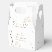 Minimalistische Boho S'more Fun Stars Baby shower Bedankdoosjes (Geopend)