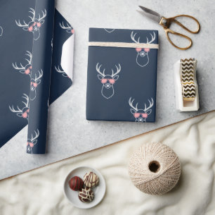 Minimalistische bok silhouet cadeaupapier
