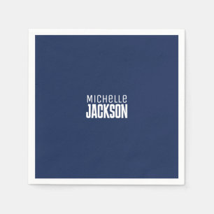 Minimalistische boodschap over de moderne Jouw naa Servet