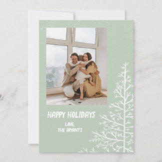 MINIMALISTISCHE BOOM KERST KAART