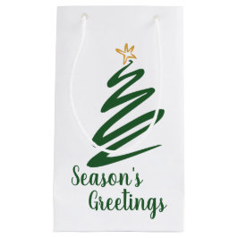 Minimalistische Boom Klein Cadeauzakje